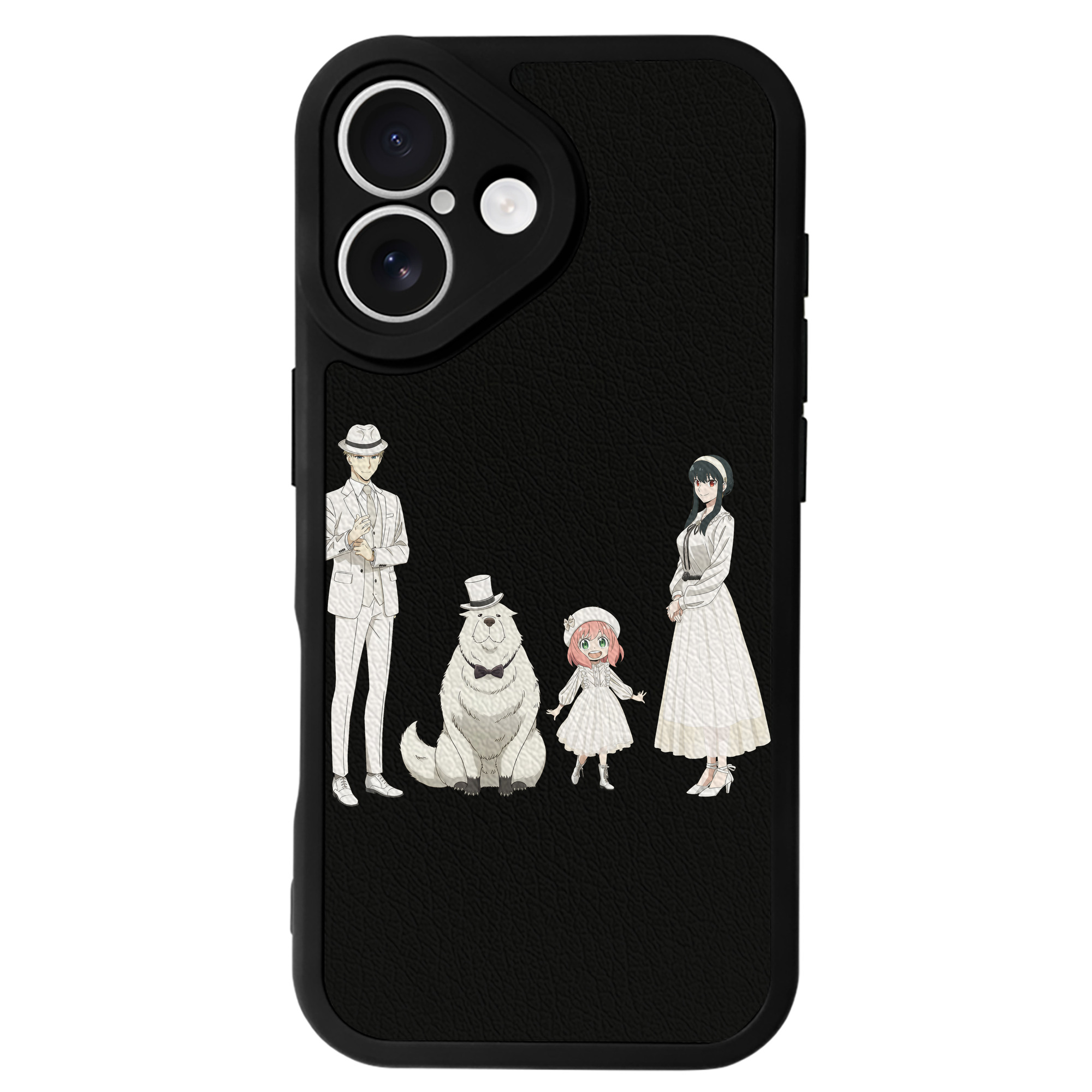 （画像用） SPY×FAMILY间谍家家酒 【iPhone 16シリーズ対応】シリコンスマホケース（レザー調） 材質：シリコン